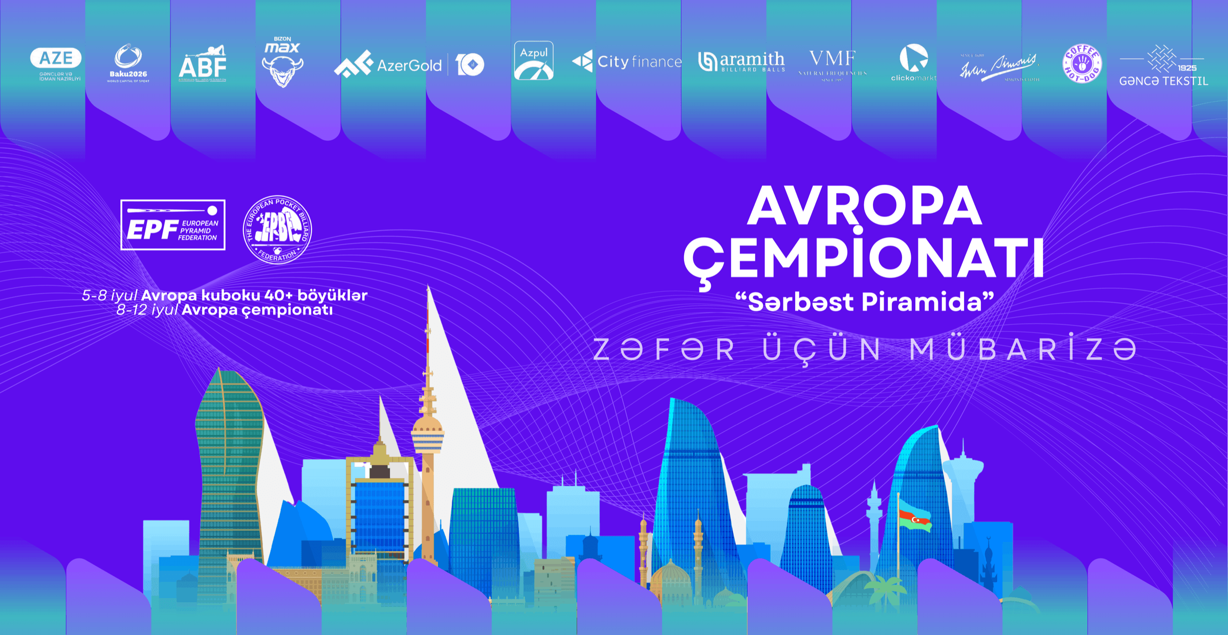 Avropa Çempionatı Bakı 2026 — Sərbəst Piramida